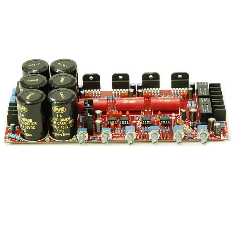 Двойной AC18-24V LM3886 68 Вт * 2 + 120 Вт 2,1-канальный сабвуфер Hi-Fi Fever цифровой аудиоусилитель плата