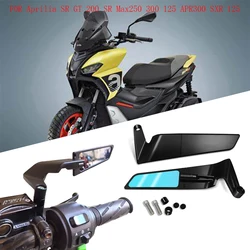 For Aprilia SR GT 200 SR Max250 300 125 APR300 SXR 125 motorcycle accessories rearview mirror wind wing side rear view reversing