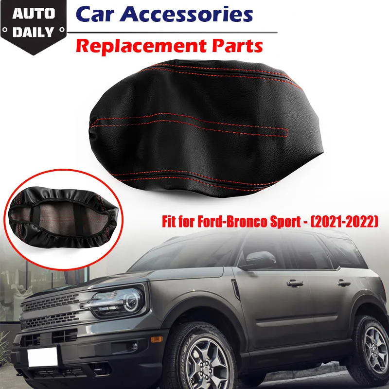 Rhyming Car Interior Central Armrest Soft Cushion Lid Center Console Protector Pad Cover Fit For Ford Bronco Sport 2021 2022