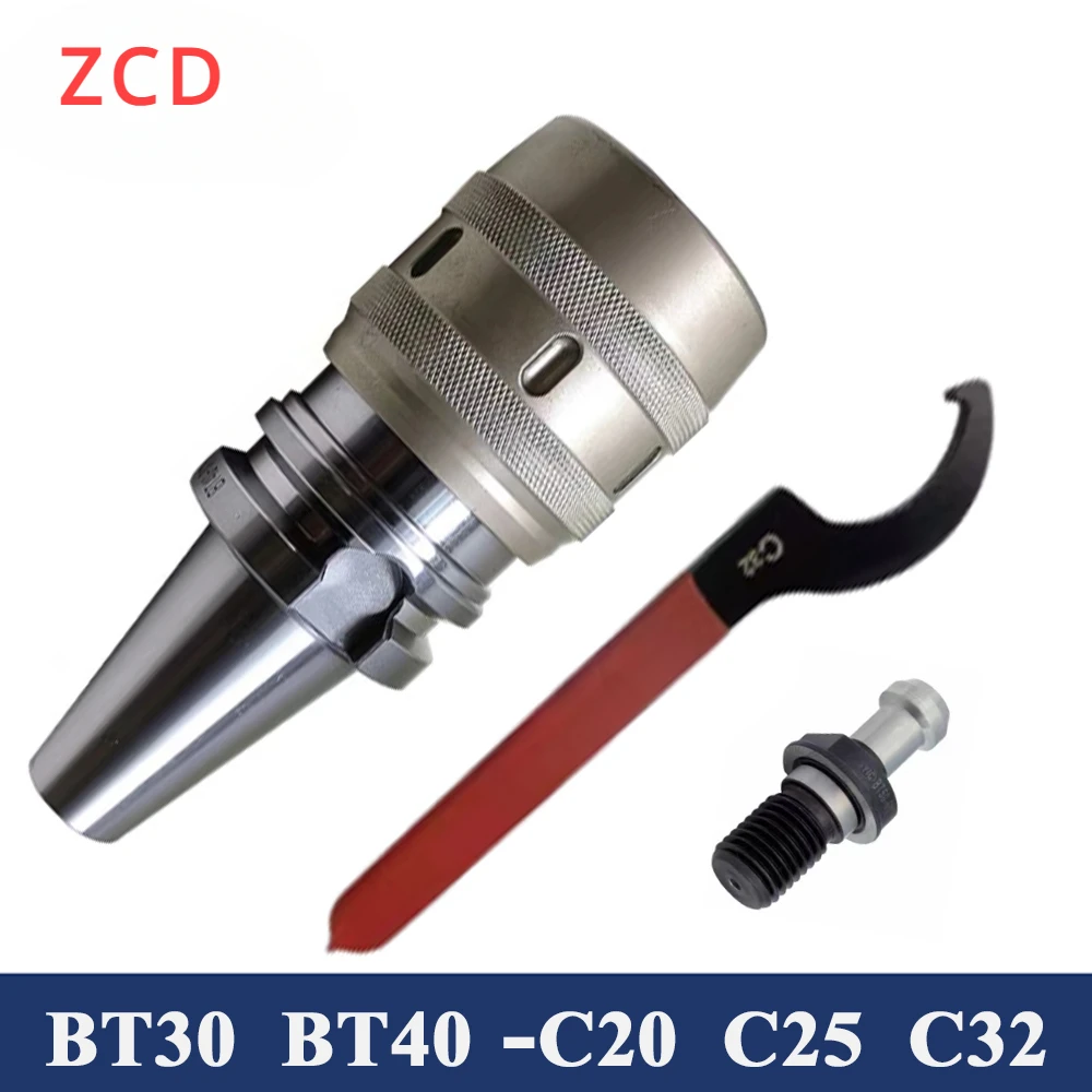 

BT30 BT40 BT50 C25 C32 C40 Power Milling Chuck Power Chuck Bracket C-type End Mill Shank Solid Multi Lock Milling C32 Toolholder