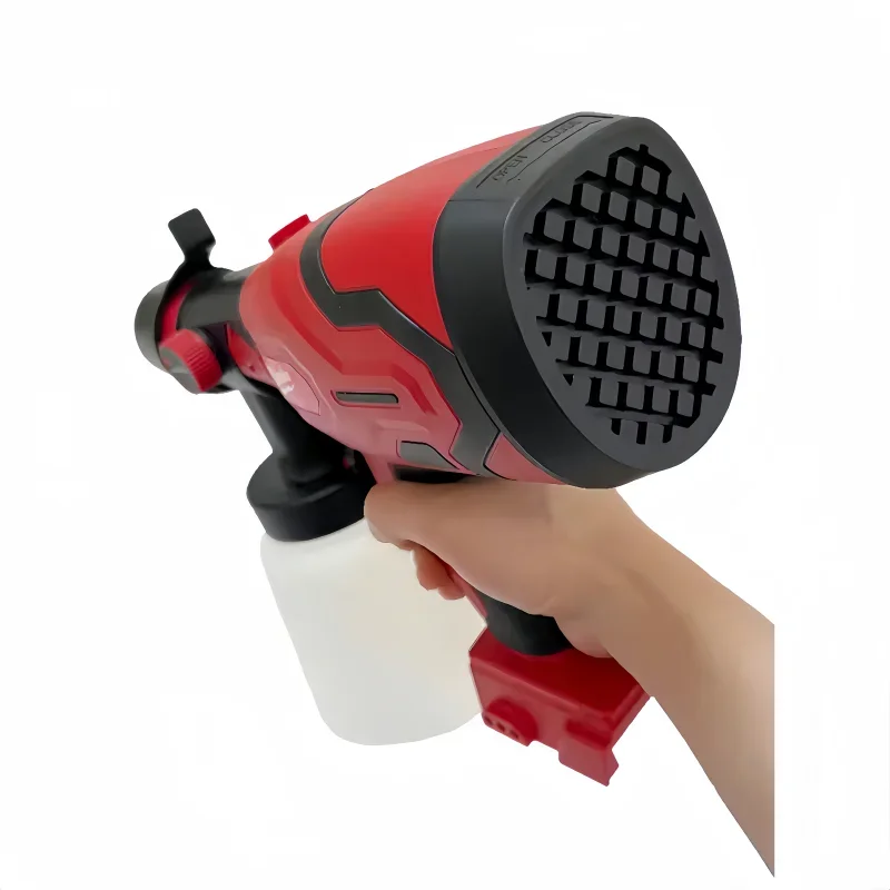 جديد حقيقي ميلووكي 800 مللي بندقية رذاذ كهربائية لاسلكية عالية الطاقة بخاخ طلاء المحمولة أثاث السيارات الصلب طلاء البخاخة