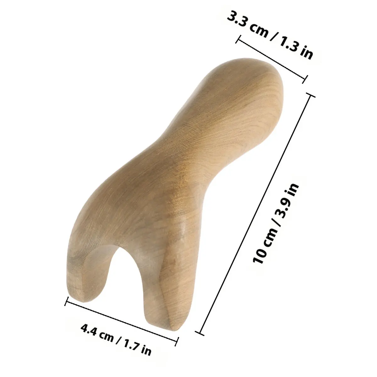Y-Shaped Sandalwood Gua Sha Board for Face Arm Back Massage Scraping Therapy Improves Microcirculation Cell Metabolism Skin