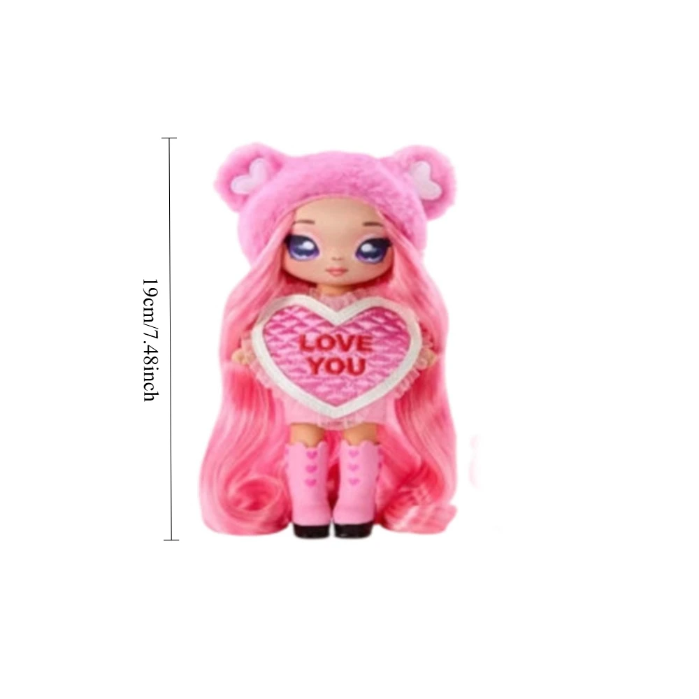 Na! Na! Na! Surprise Fashion and trendy doll series 19cm clothing and shoe DIY set, winter themed cute doll toy perfect gift