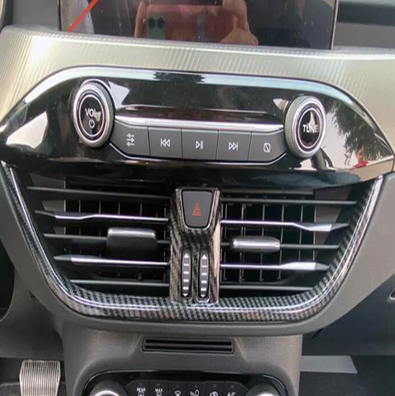 

For Ford Focus MK4 2019 - 2022 Accessories Air Conditioning Adjustment Frame Interior Styling Cover Trim AC Outlet Vent Frame