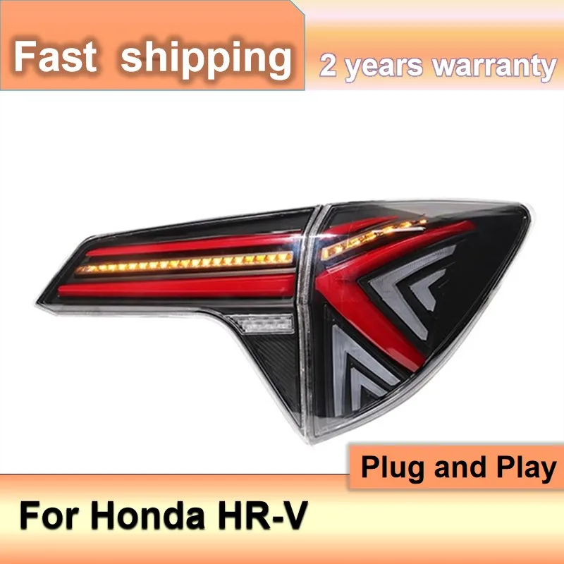 

Автомобильные аксессуары для Honda HRV задний фонарь 2015-2020 HR-V задний фонарь DRL противотуманный тормоз указатель поворота заднего хода