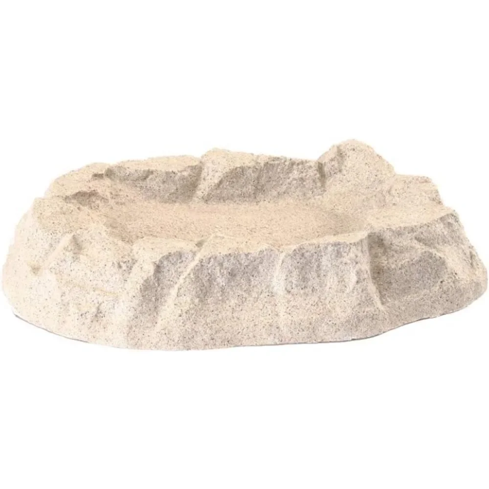 

Birds Choice Rocky Mountain Ground Bird Bath - Great Water Source for Birds - 24.75"L x 17.5"W x 4.75"H