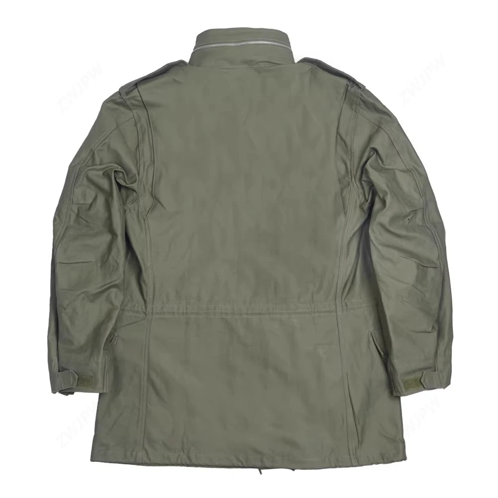 ww2 Korean War Vietnam War US Army M65 jacket Trench Coat Retro Cotton Satin uniform high quality