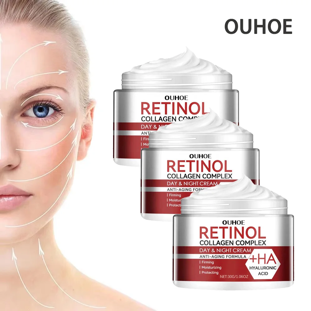 Crème hydratante au rétinol pour le visage, réparatrice, nourrissante, éclaircissante, anti-âge, soin de la peau du visage 1