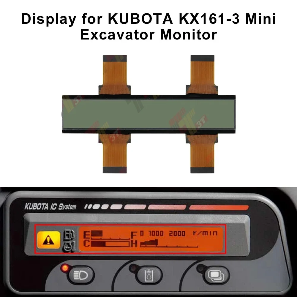 

Display for KUBOTA KX135 KX155 KX161 KX185 KX183 U30 U25 Mini Excavator Monitor