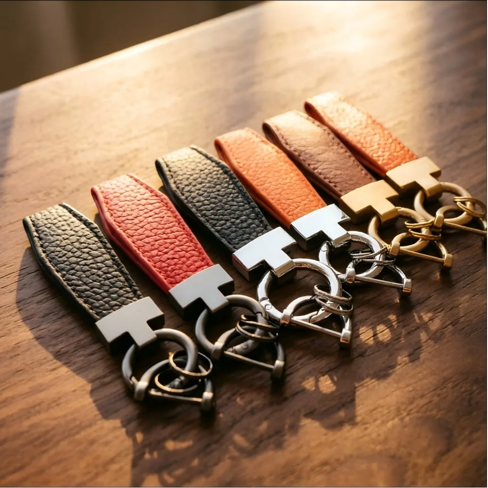 Creativity Spiral Pattern Metal Keychain Personality Street Stall Popular Car Fashion Key Ring Custom Wholesale Souvenir Gift
