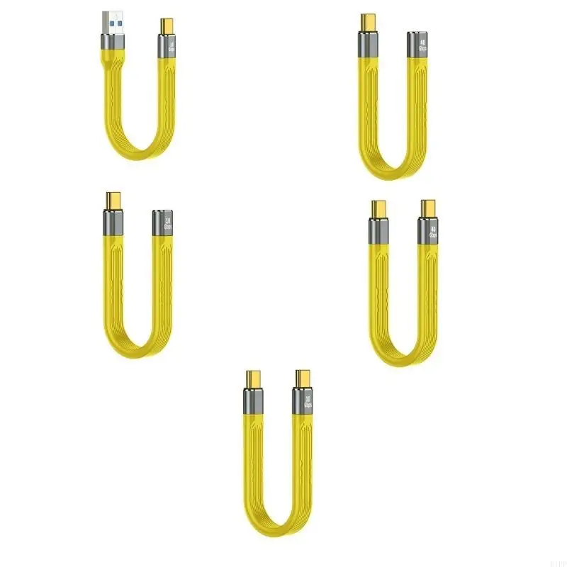 E1PF USB Type C Maschio a USB C USB A FALE CHIL PD 100W USB C USB C CIVO CAVO FILO PER IL CAVO PER IL CAVOLO VELLA CELLE