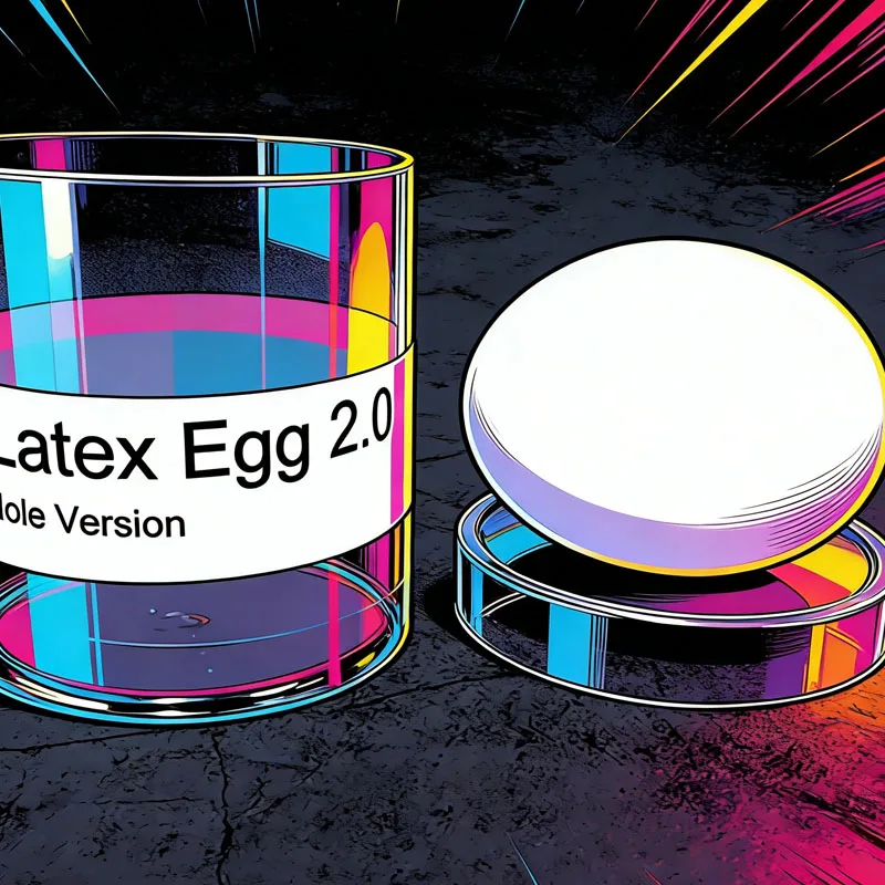 Super Latex Egg 2.0 - Small Hole Version Magic Tricks (1pc/case)  Real-looking Egg Magia Stage Illusions  Accessores