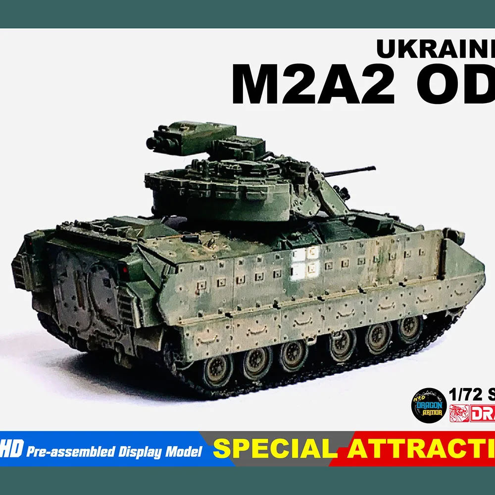 Weilong 63508 1/72 Scale Ukrainian M2A2 ODS M2  Infantry Tank Finished Model Tank Emulation Collectible Toys Gift