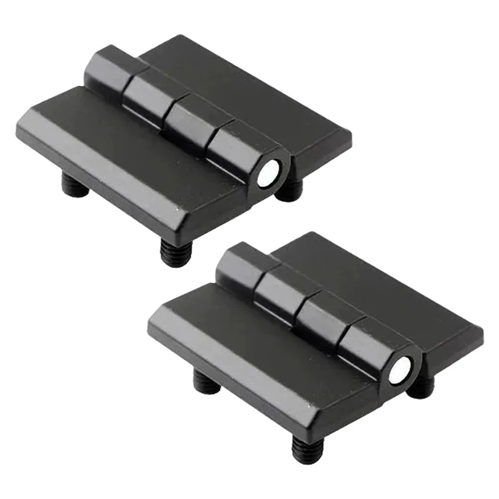 2pcs Zinc Alloy Hinges for Electrical Control Cabinets with Embedded Pins High Strength Zinc Alloy 40x40x5mm 50x50x6mm 60x60x8mm