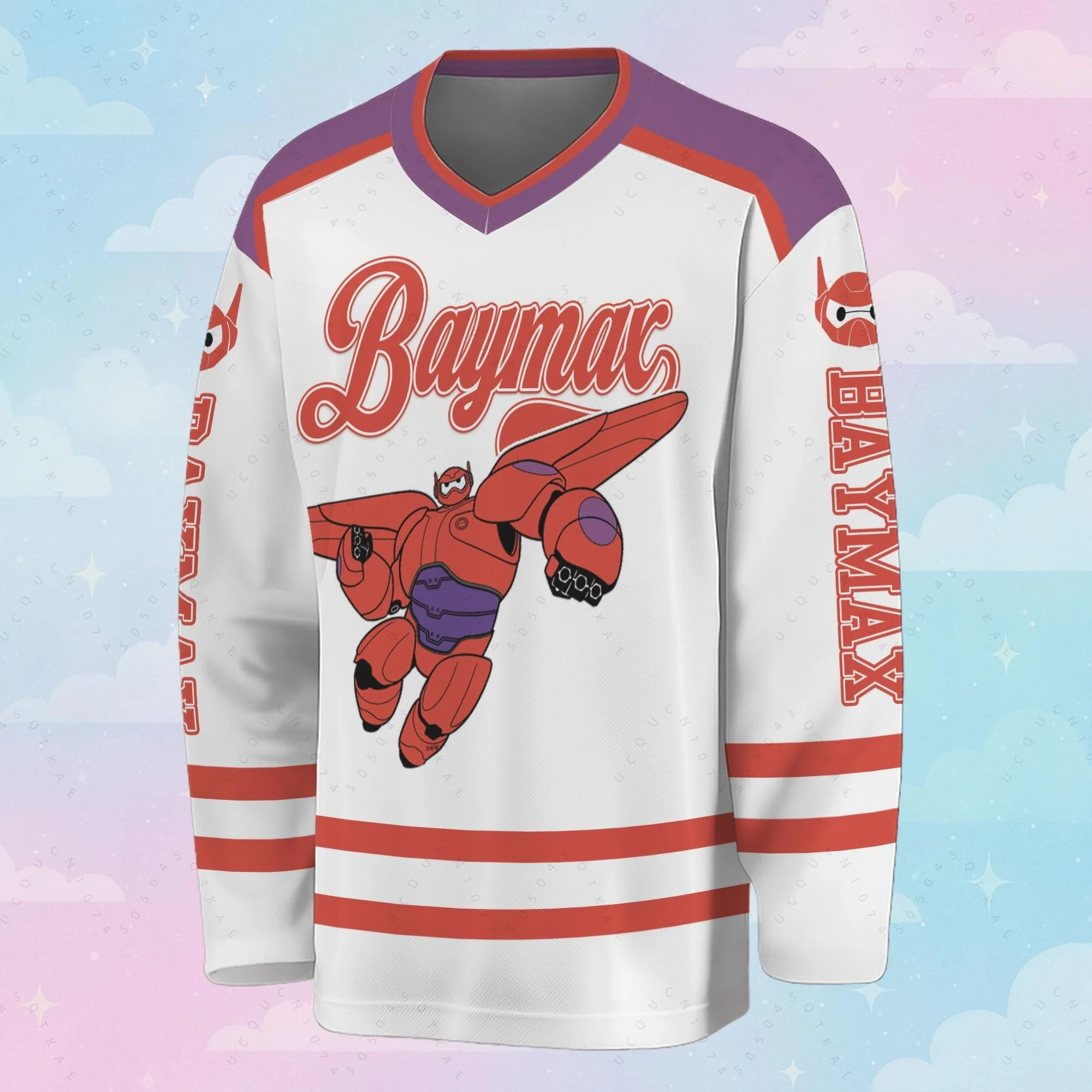 2026 جديد سوبر مشاة البحرية الميكانيكية الأبيض هوكي الجليد دعوى ثلاثية الأبعاد الرجال طويلة الأكمام قميص رياضي فريق الموضة الرياضة هوكي الجليد البدلة #6