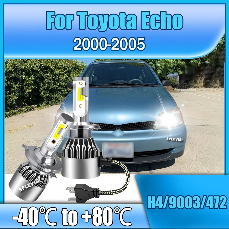 

Upgrade COB Chips LED Car Headlight 4500LM 45W 12V H4/9003 Auto Lamp 300% Brighter For Toyota Echo 2000 2001 2002 2003 2004 2005