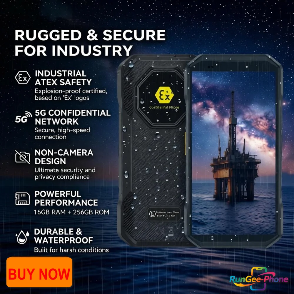 Explosion-proof X3 Phone RAM 8+8GB ROM 256GB Screen 5G Net Android 15 GPS 5.65