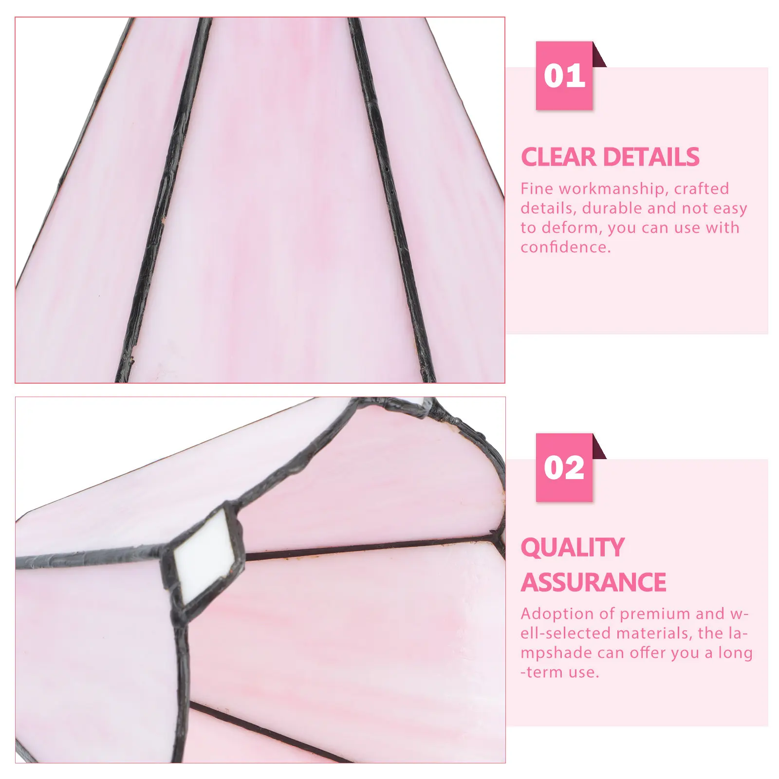 

1 шт. красочный стеклянный абажур из высококачественного материала, который не деформируется, многофункциональный чехол для лампы для домашнего использования, мягкое освещение