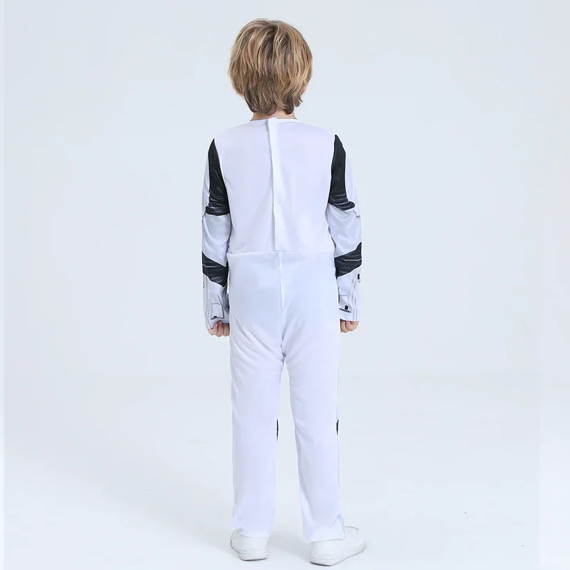 Kids Stormtrooper Fancy Dress Child Movie Character Dress up Cosplay Party Halloween Carnival  Costume