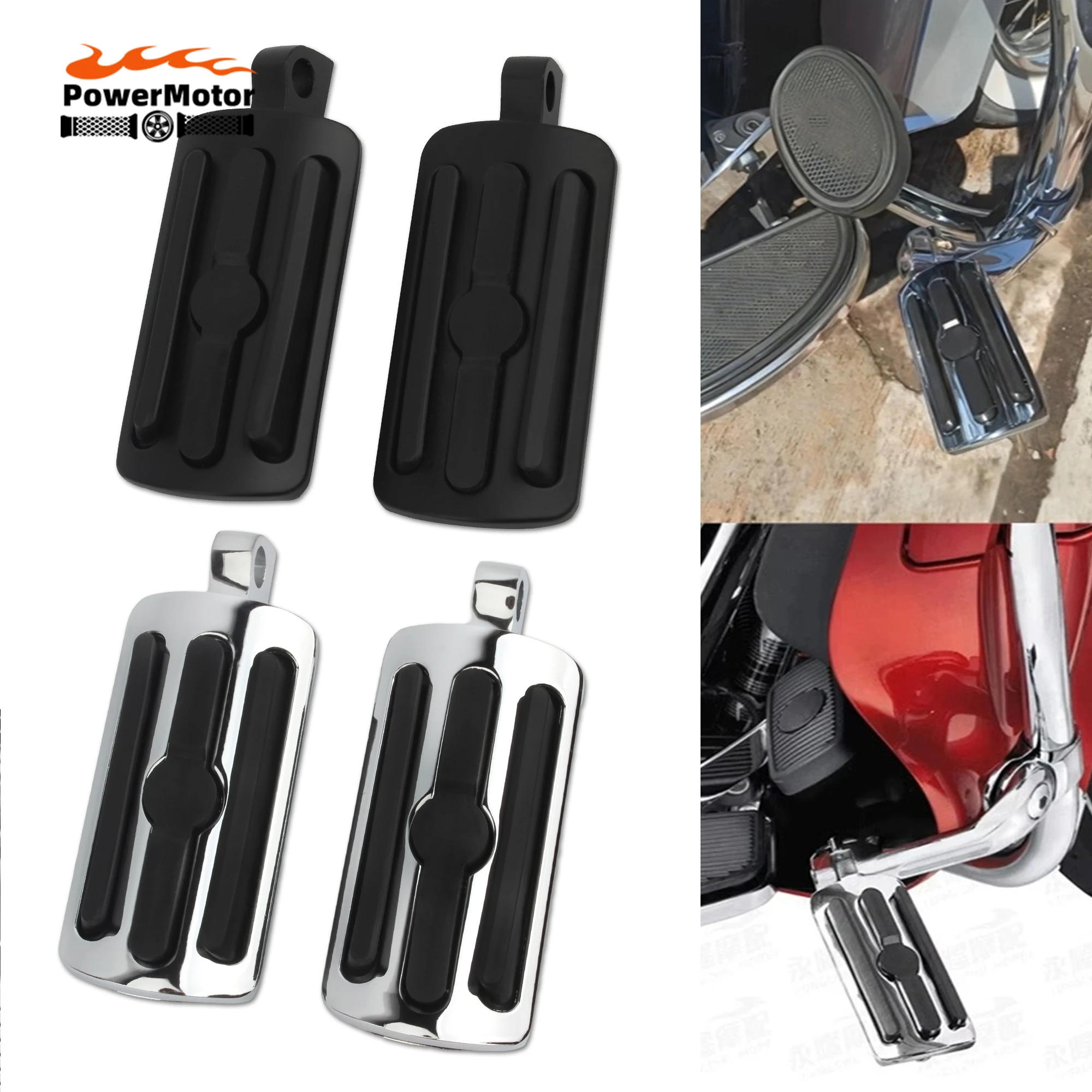Motorcycle Foot Pedal Pegs for Harley Sportster Iron Large Footrest Brake Pedal Pad Cover Modification Universal Accessories