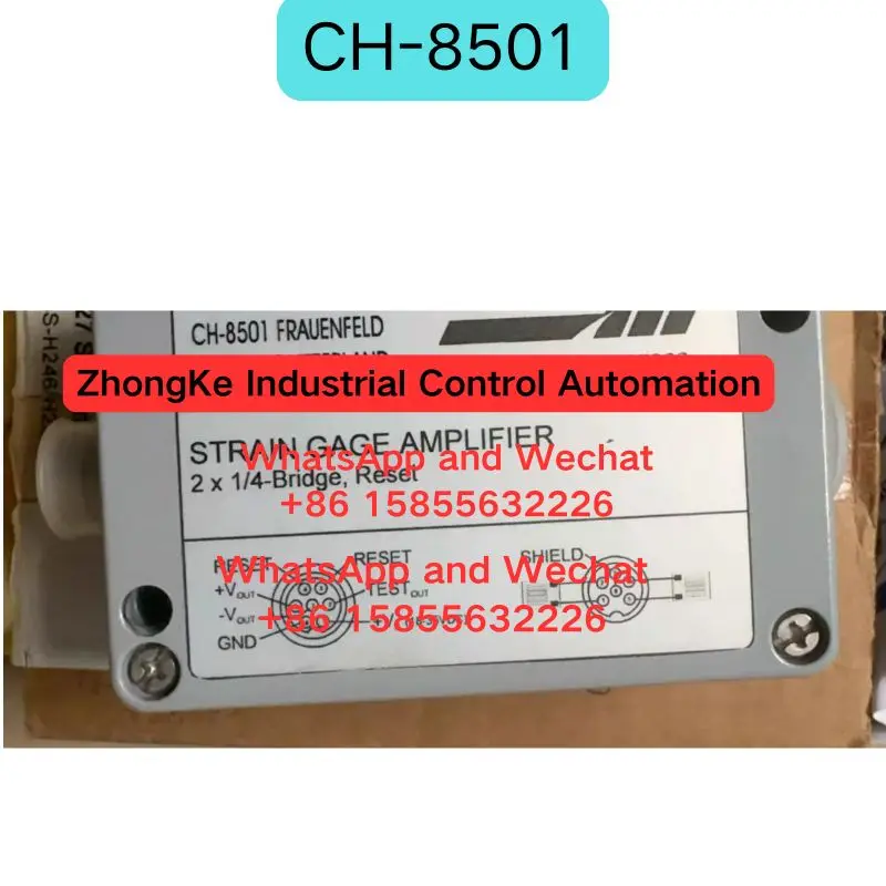 brand new CH-8501 Strain Gauge Amplifier Model DABU AL1R/508688 2x1/4 Bridge Fast delivery