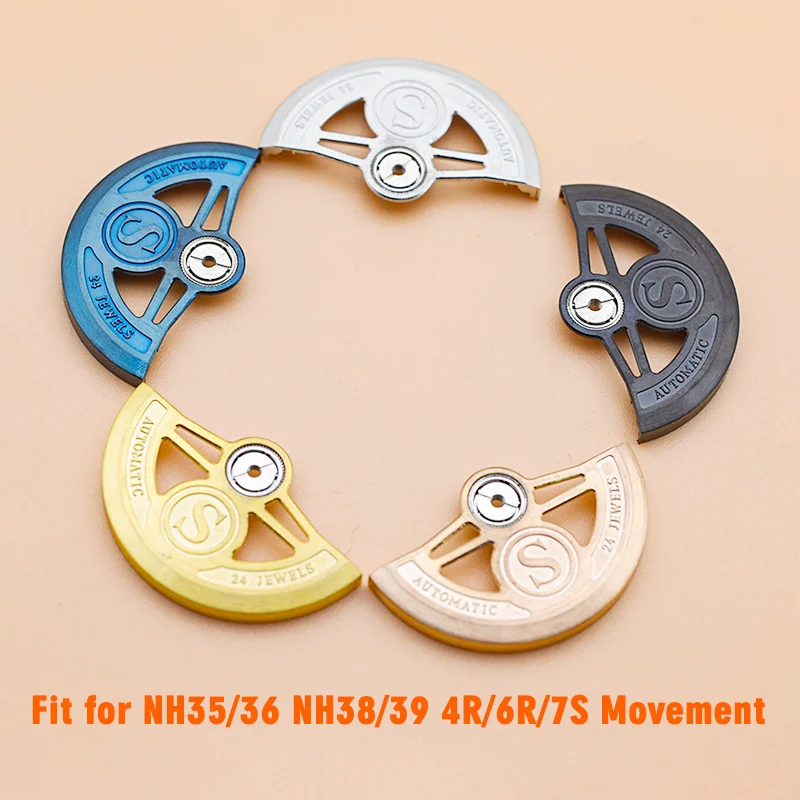 Mod Seiko NH35 NH36 Oscillating Weight Automatic Hammer Rotor Fit NH35/36/38/39 4R 7S NE Series Mechanical Movement Repair Parts