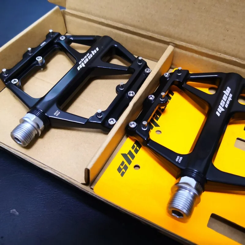 MTB Bike Pedals Sepeda 3 Bearing Mountain Aluminum Alloy Non-slip Super Light Flateform Bicycle pedal Cycling Bike Accessories