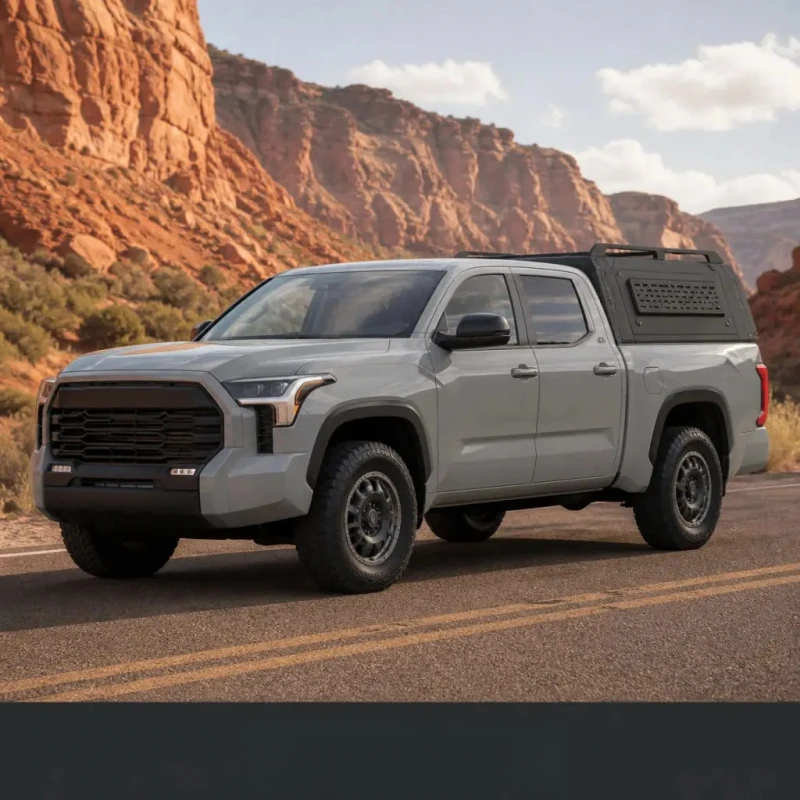 Superior Quality Pickup Truck Accessories Powder Coated Metal Pickup Bed Cap Heavy Duty Durable