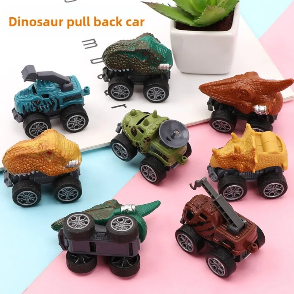 Jouet de voiture dinosaure à retirer pour enfants, véhicule d'ingénierie animale éducatif pour tout-petits, garçons et filles, cadeau d'apprentissage préscolaire