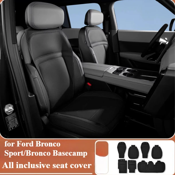 For Ford Bronco Sport/Bronco Basecamp all inclusive seat cover all season ventilated seat cushion anti foulingand wear-resistant