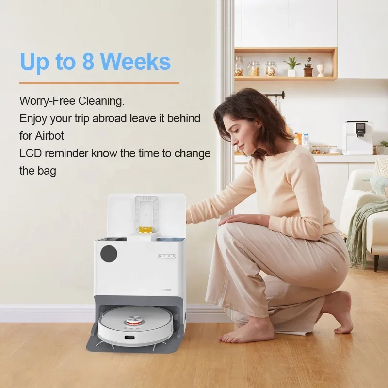 Airbot L107S Ultra Robot aspirateur Auto vide lavage automatique séchage à Air chaud Robot nettoyeur Recharge automatique appareil ménager Robot aspirateur