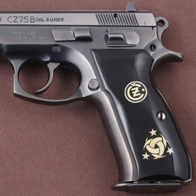 KSD Brand CZ 75, 75B, 75BD, 85 KADET SHADOW1 Compatible Black Acrylic Grip