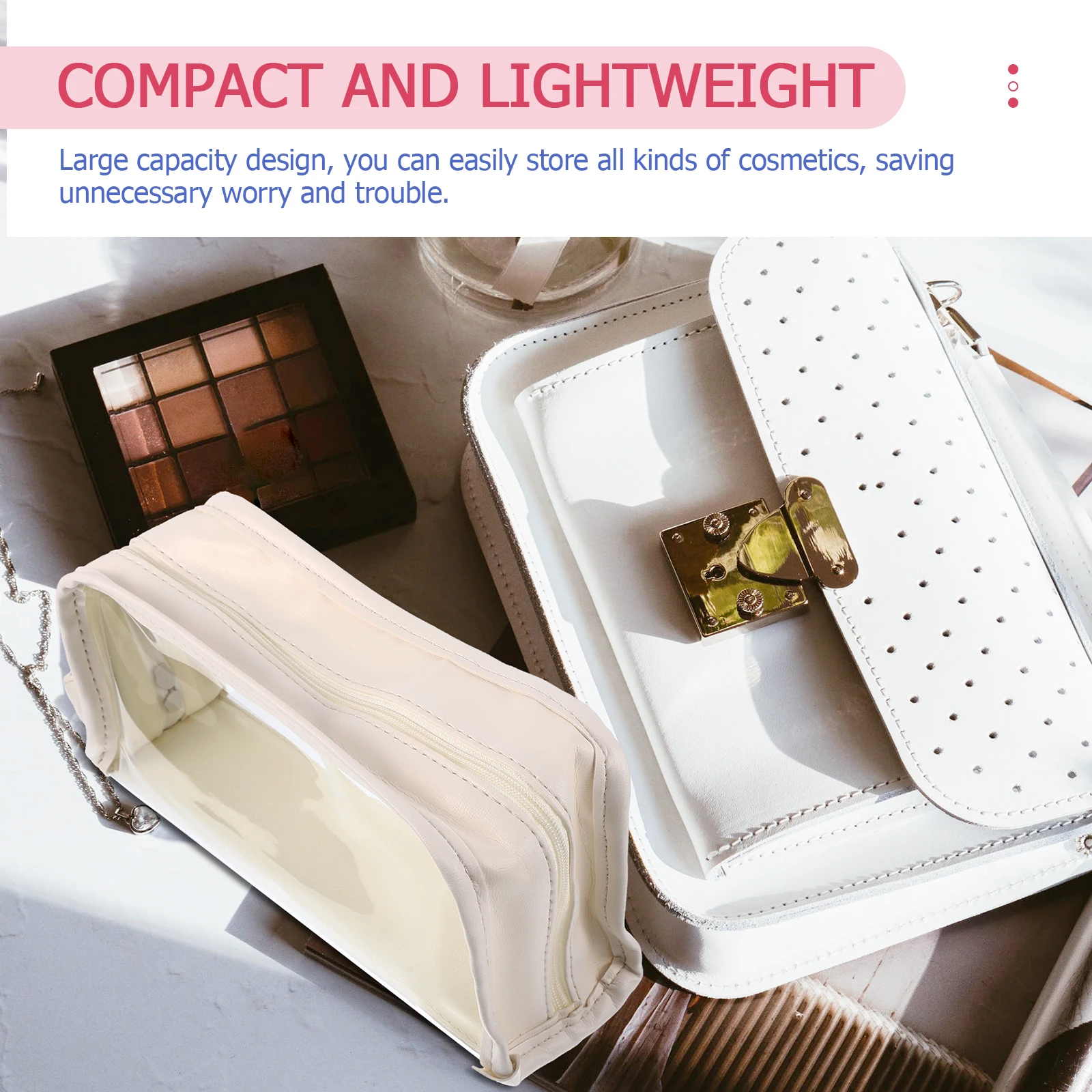 

Clear Travel Makeup Bag Durable and Stylish Organizer for Women Perfect for Airline and Daily Use Clear Travel Pouch