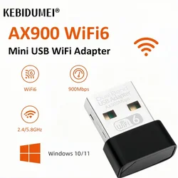 AX900 WiFi 6 USB WiFi Adapter 802.11AX Wireless WiFi Dongle Dual Band 2.4G/5GHz Network Card Driver Free For Win10/11