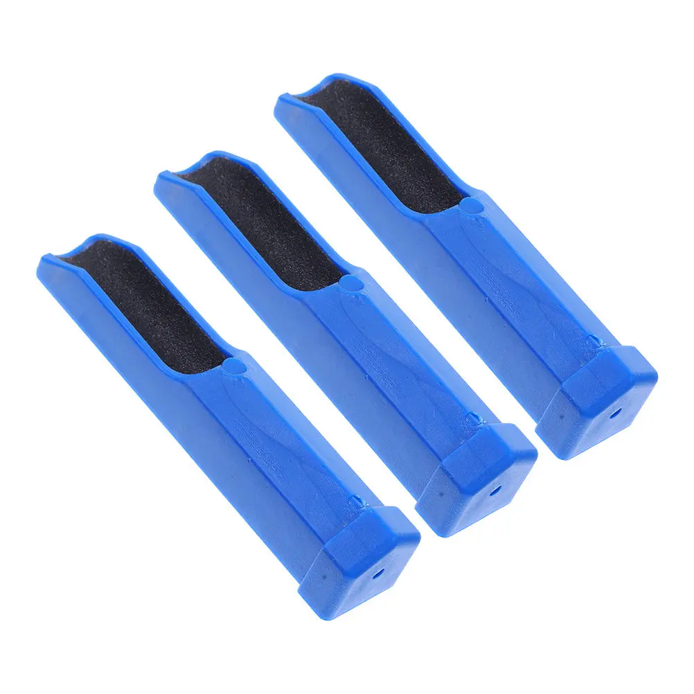 

Набор из 3 пластиковых инструментов для обработки наконечников бильярдных киев: формовка, шлифовка, полировка и держатель для мела