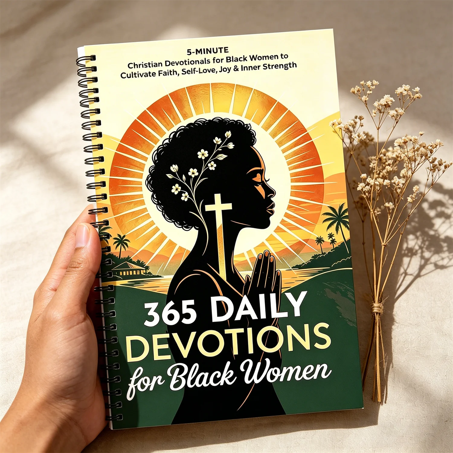 

Women's One Year Bible Reading | Spiral Binding Bible Learning Work Book | 52 Week Christian Spiritual Guide