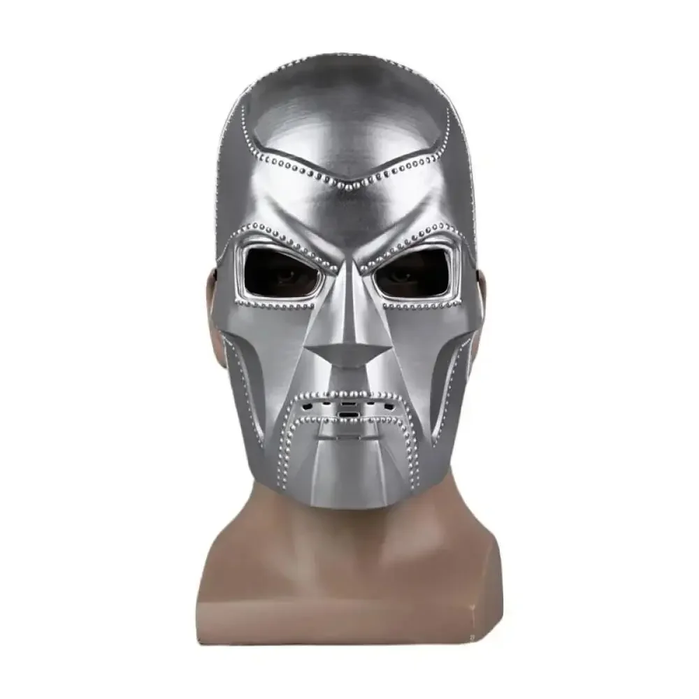 Movie Doctor Doom Cosplay Mask Plastic Adult Mask Anime Role Play Uniform Halloween Carnival Masquerade Mask Props