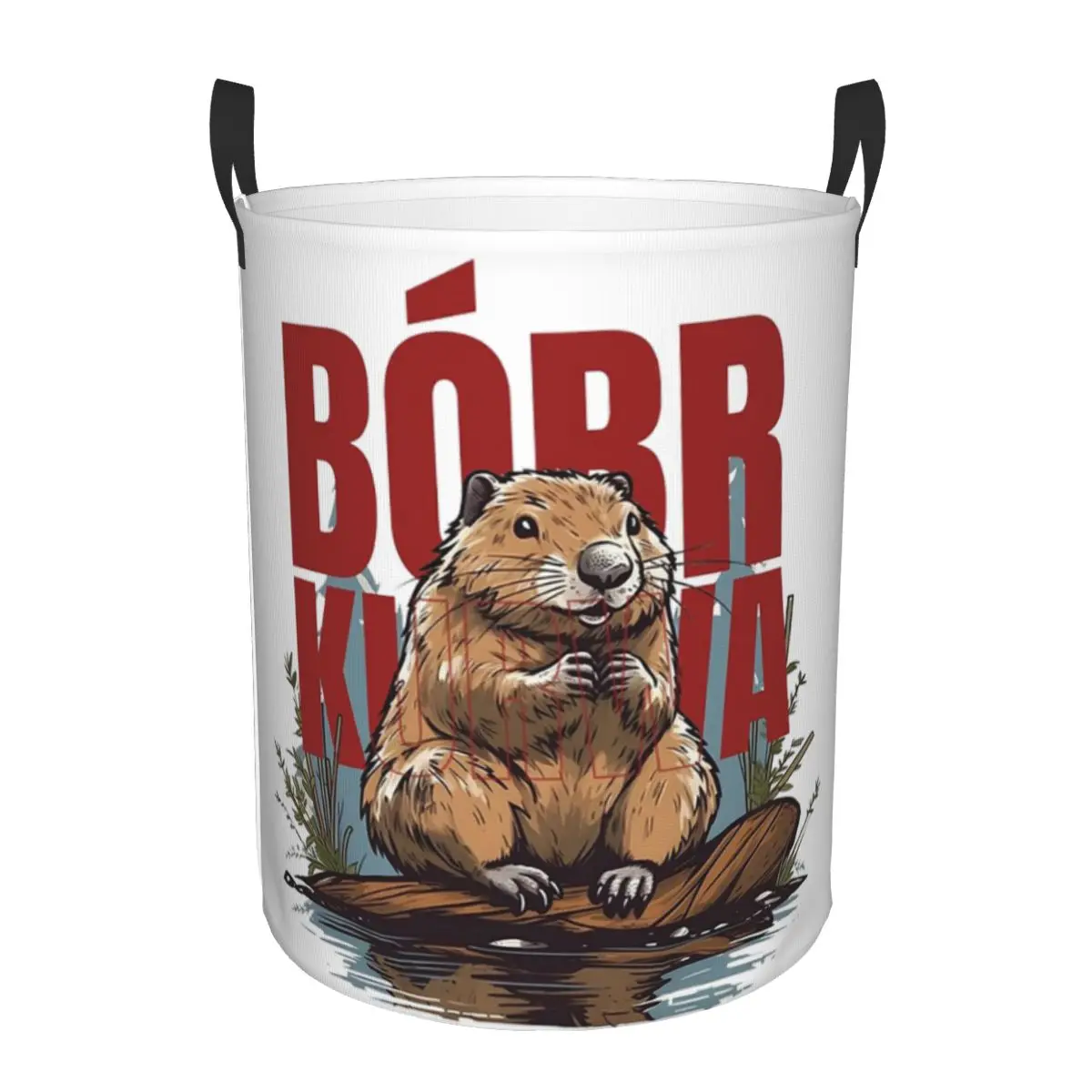 

Bobr Kua Bober Bobr Beaver Boberek Foldable Laundry Baskets Dirty Clothes Home Organizer Large Waterproof Bucket For Home Kids