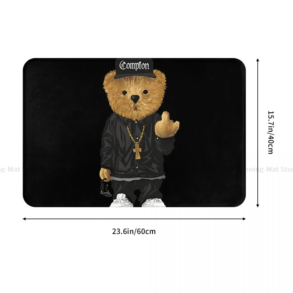 Teddy Bear Bath Mat Competon Flow Doormat Living Room Carpet Balcony Rug Home Decor