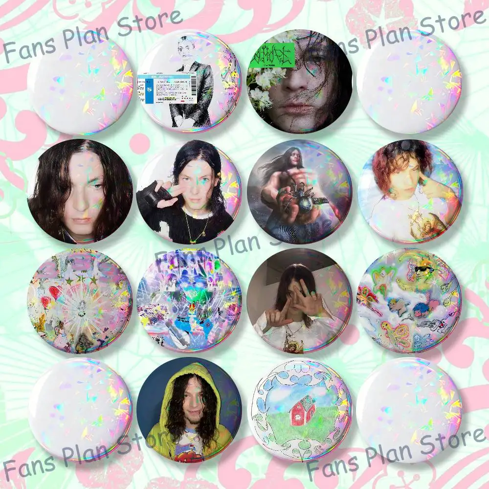 B-Bladee 333 Eversince Enamel Pins Funny Cartoon Characters Badge Fashion Jewelry Accessories Round Snap-in Brooch On Backpack