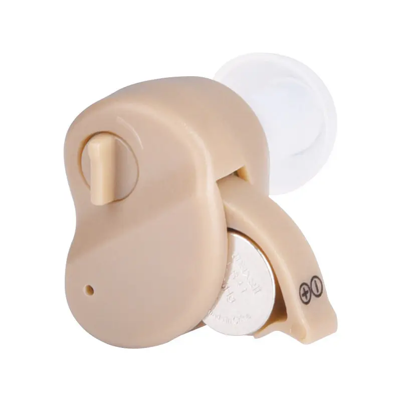 Cross-border spot young people mini ear canal CIC battery hearing aid elderly sound amplifier hearing accessories