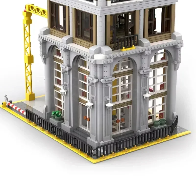 new3374PCS MOC910008-1Modular Construction Site Perfect building set Building Blocks Architecture Collection Series BirthdayGift