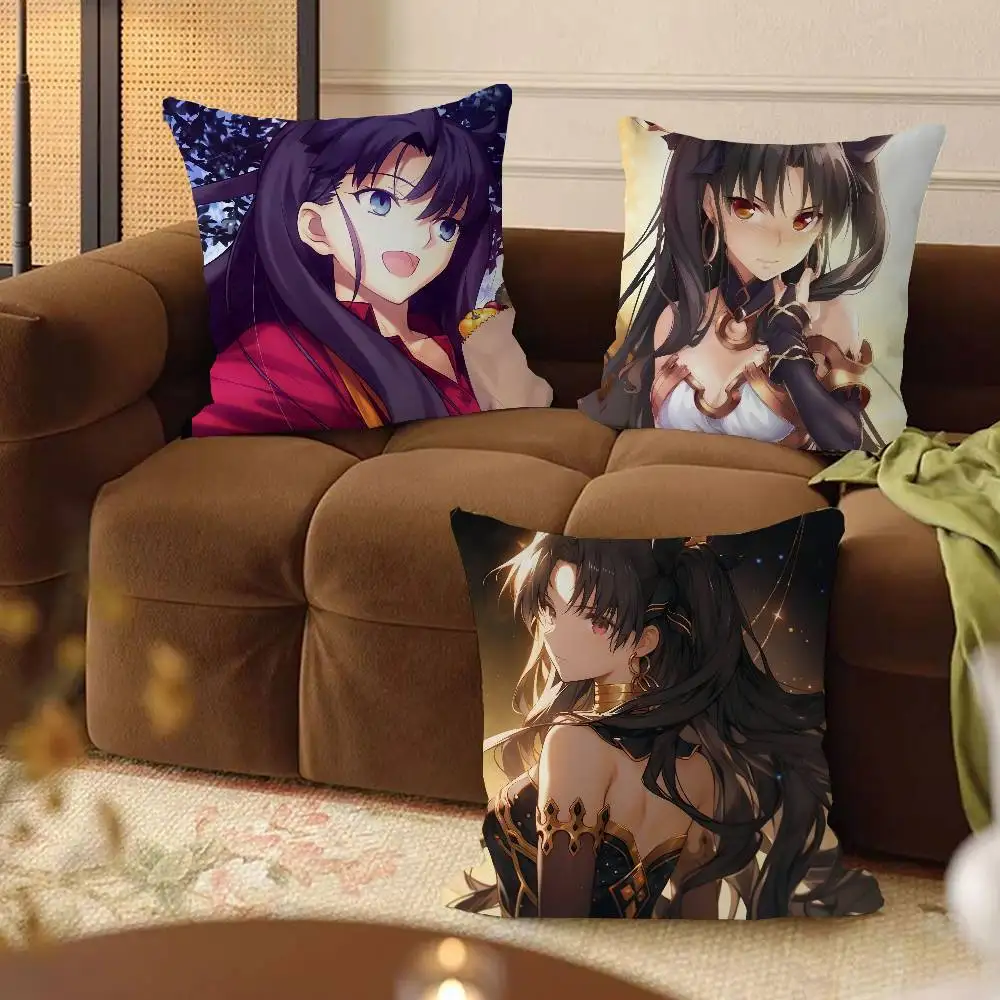 

Rin Tohsaka Personalized Pillow Dust Cover Bedroom Kids Party Decoration Pillowcase Birthday Children Gift
