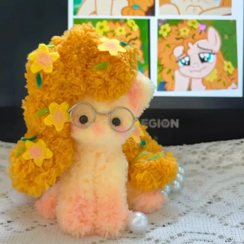 

Готовый в использовании набор для рукоделия в стиле My Little Pony, кукла-животное из кораллового флиса 15 мм, предварительно изготовленная плюшевая игрушка для очистки витых труб