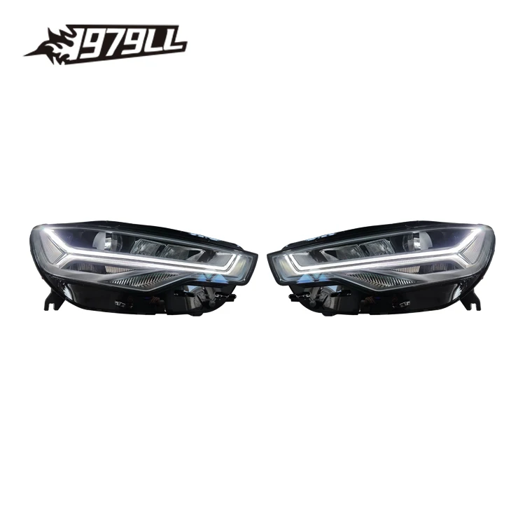 

Higher Quality Car Lamp 2014 2015 2016 2017 12-18 C7 Head Lights Upgrade To New Style Led Headlights For Audi A6