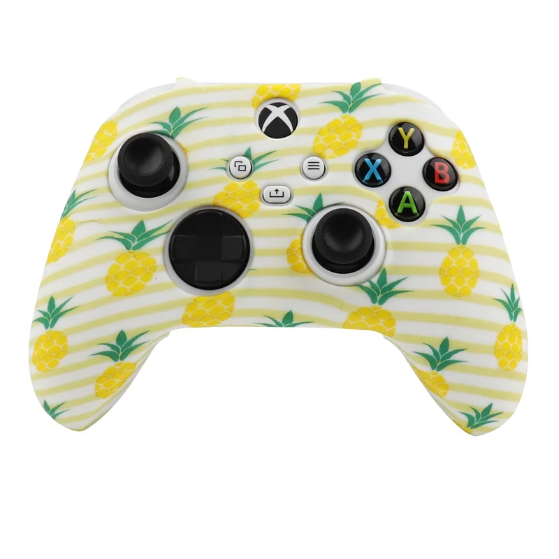 Soft Fruit Protective Case For Xbox Series S / X Controller Skin Silicone Gamepad Joystick Cover for XSX Video Games Accessories