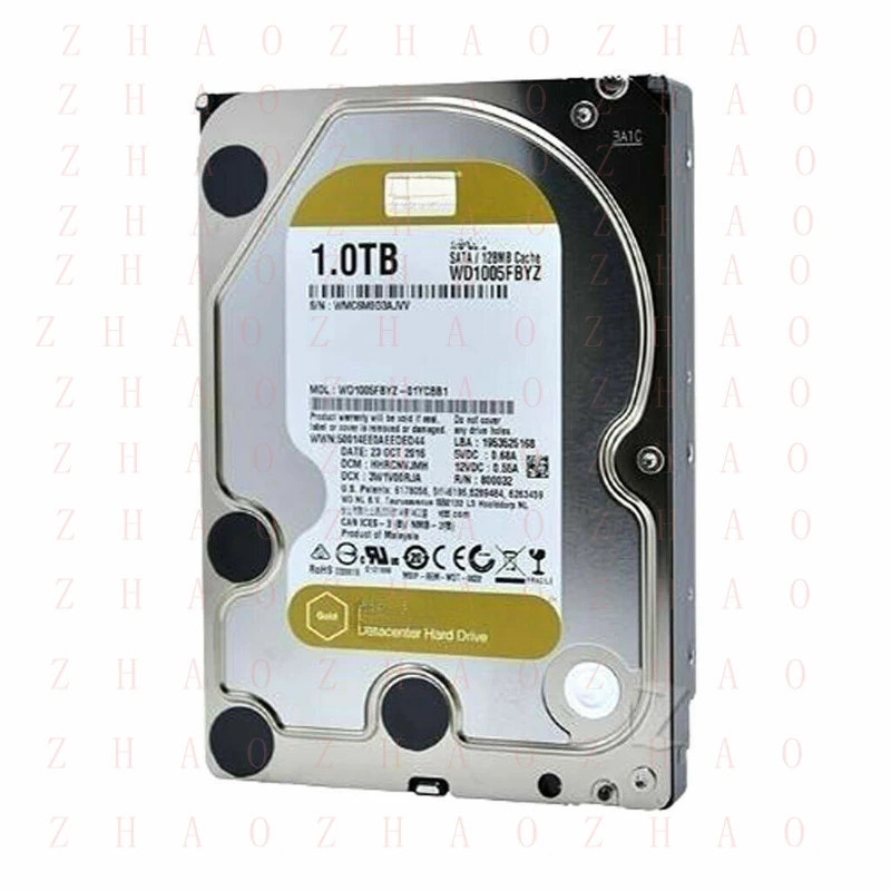 L+ Para disco duro interno Western Digital Gold WD1005FBYZ de 1 TB y 7200 RPM de 3,5 pulgadas