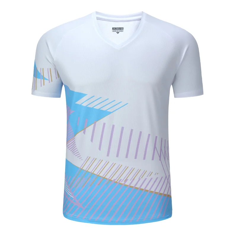 Badminton Table Tee Men 3D Print Quick Drying Exercise Gym Workout Jerseys Uniform Breathable Running Training Short Sleeves