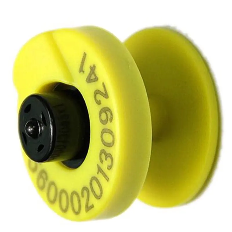 【CYBER MONDAY】New 50PCS 134.2Khz ISO11784 FDX-B RFID Ear Tag For Animal Management EM4305 Chip
