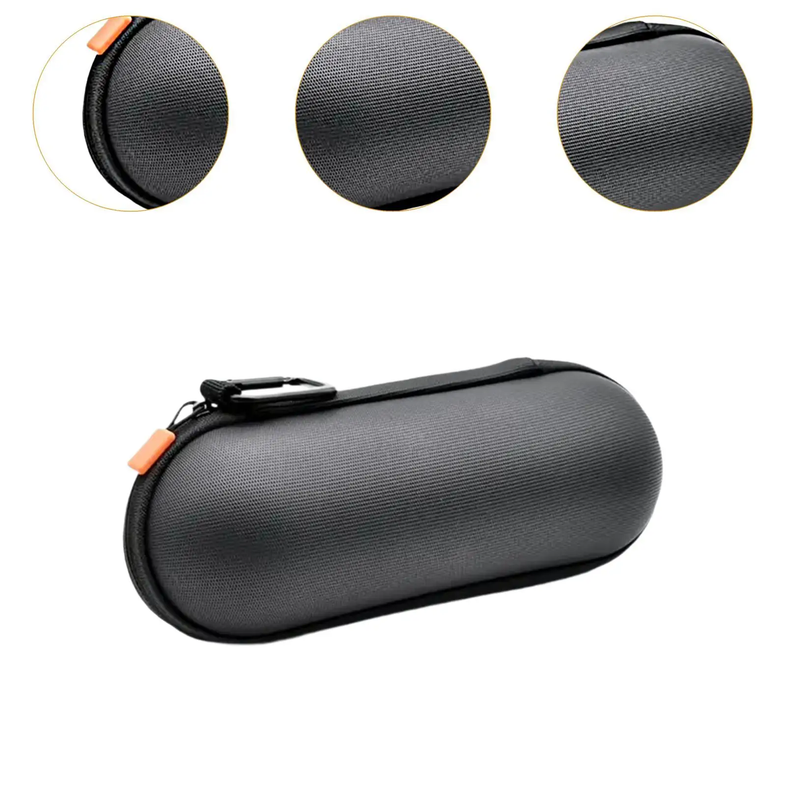 Portable Speaker Case Lightweight Accessories Anti Scratch Travel Tote Bag with Fix Clip Carrying Case for Wireless Speaker